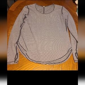 Lululemon long sleeve striped top